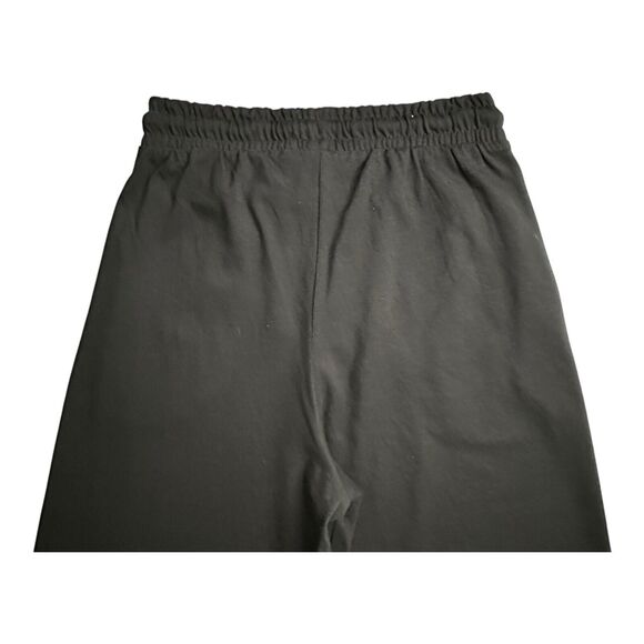 ZARA Wide Leg Pants Size Small Black Brown Elastic Waist Pull On Drawstring - Picture 5 of 16